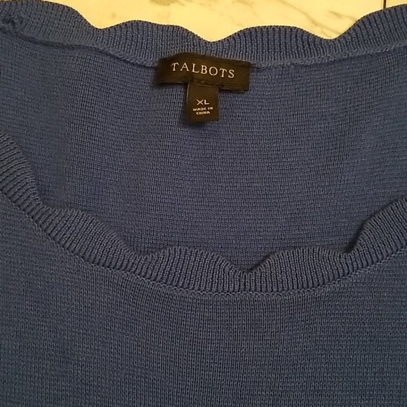 Blue Talbots a-line dress - Picture 2 of 4